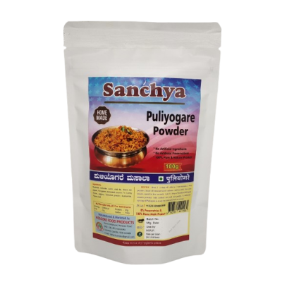 Puliyogare Masala Powder – Authentic Tamarind Rice Mix | Sanchya